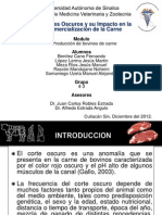 Los Cortes Oscuros y Su Impacto en La Comercialización de La Carne