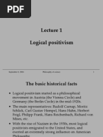 1 Logical Positivism