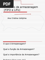 Sistemas de Armazenagem (FIFO e LiFo)