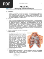 Anatomi y Fisiología de La Pleura y Pulmon + Bibliografia