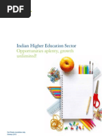 Indian Higher Education Sector-Deloitte Report-2012 Report