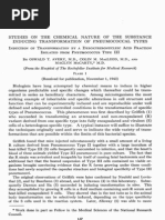 Studies On The Chemical Nature of The Substance Inducing Transformation of Pneumococcal Types Avery MacLeod McCarthy Nature 1943