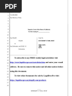 Sample Trial Brief For California Litigation