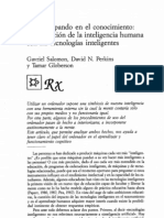 Coparticipación en El Conocimiento. Salomon, Perkins, Goblerson