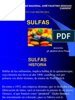 SULFAS y Anticepticos Urinarios