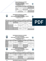 Horario de Industrial de UPLA - Huancayo