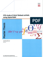 CFD Study of Thick Flatback Airfoils Using OpenFOAM