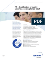 ISO 9001 Product Data Sheet