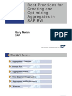 Best Practices For Creating and Optimizing Aggregates in SAP BW