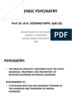 Forensic Psychiatry - Prof. Soewadi