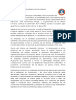 Análisis Del Desarrollo Social en Guatemala