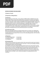 Method Statement For Piling Works