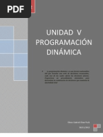 Programación Dinámica. Final