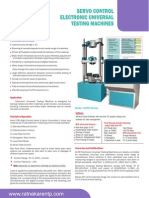 Servo Control Ele. Universal Testing Machine