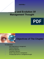 History and Evolution of Management Thought: Chapter-2