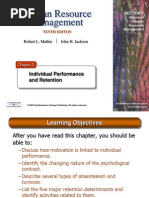 HRM10eChap03 - Individual Performance and Retention