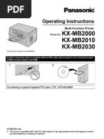 Panasonic KX-MB2000 PDF