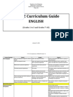 K To 12 English Competencies Grade 1 3