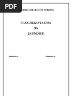 Jaundice Case Prresentation