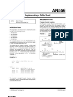 AN556 - Implementing A Table Read