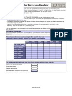  Injectors Calc Flow Data