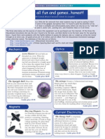 Fun and Games in Physics