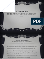 Nature of International Business