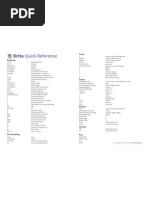 Krita Quick Reference