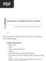 Alteration in Reproductive Health