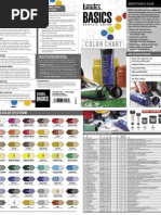 Liquitex Basics Color Chart