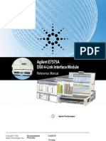 Agilent E7575A DS0 4-Link Interface Module: Reference Manual