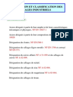 Copie de Désignation Et Classification Des Alliages Industriels PDF