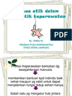 Isue Etik Dalam Praktik Keperawatan