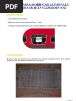 Manual para Modificar La Parrilla Delantera Seat Cordoba-Ibiza 00 Por Kuickly