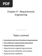 1 Chapter 4 Requirements Engineering