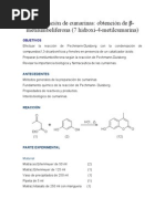 6 Formación de Cumarinas