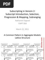 Subscripting in Vensim 2 - Introducing, Progressing Between, Mapping and Creating Subranges of Subscripts