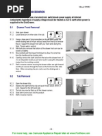 Fisher-Paykel DD603 Drawer Removal