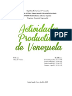 Actividades Economicas de Venezuela