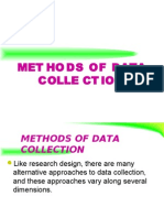 Methods of Data Collection