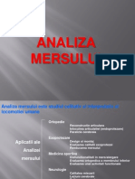 Analiza Mersului