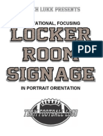 Coach Lukk's Locker Room Signage - Portrait