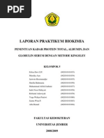 Laporan Praktikum Biokimia - Protein