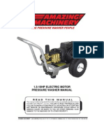 Cold Electric Pressure Washer Manual