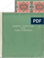 Banateanu T Portul Popular Din Tara Oasului Caiete de Arta Populara 1955