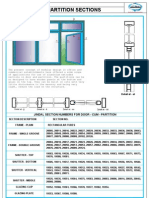 Door - Cum - Partition Sections 