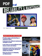 Reliability Maintenance Operational Management