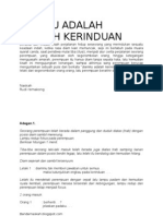 DIAMKU ADALAH Sebuah Kerinduan