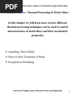 Thermal Processing of Metal Alloys: Chapter Outline