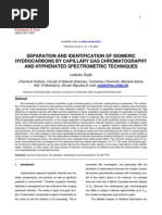 Separation and Identification of Isomeric Hydrocarbons by Capillary Gas Chromatography